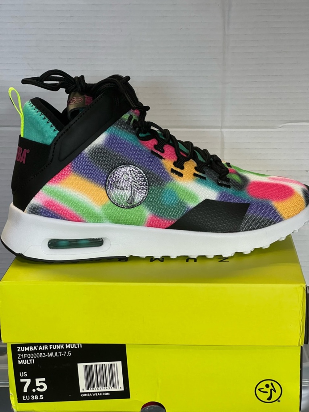 Zumba Fitness Air Funk Multi Sneakers - Multicolor with Black Accents